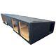 Silverado Sierra 14-18 Crew Cab Square Subwoofer Box Enclosure 4x8 Single Ported