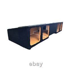 Silverado Sierra 14-18 Crew Cab Square Subwoofer Box Enclosure 4x8 Single Ported