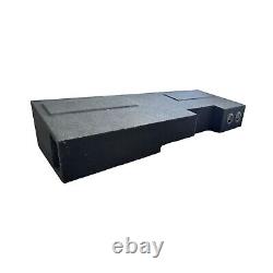 Silverado Sierra 14-18 Crew Cab Square Subwoofer Box Enclosure 4x8 Single Sealed