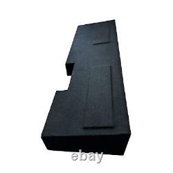 Silverado Sierra 14-18 Crew Cab Square Subwoofer Box Enclosure 4x8 Single Sealed