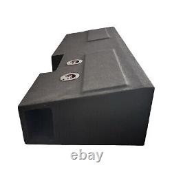 Silverado Sierra 2014-2018 Crew Cab Subwoofer Box Enclosure Dual 8 Dual Ported