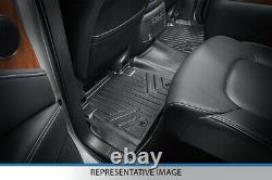 SmartLiner Floor Mats for Silverado Sierra 1500 2500 3500 Crew Cab Black