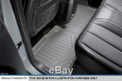 Smartliner Custom Fit Floor Mats Grey For 00-07 Silverado/Sierra SUV Crew Cab
