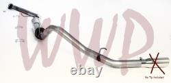 Stainless CatBack Exhaust Muffler Kit 03-07 Silverado Sierra CrewithExt 1500 NoTip