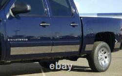 Stainless Steel 6 Rocker Panel Molding 14PC GMC Sierra Crew Cab 6.8' 07-13