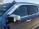 Stampede Chrome Rain Guards Vent Visors 19-2024 Silverado & Gmc Sierra Crew Cab