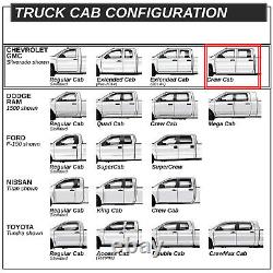 Step Bar Running Boards for 2007-2019 Silverado/Sierra 1500 2500 3500 Crew Cab