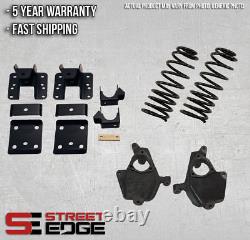 Street Edge 07-13 Chevy GMC Silverado Sierra Ext/Crew Cab 4/6 Lowering Kit