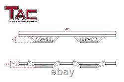 TAC Sidewinder Running Boards for 07-18 Chevy Silverado/GMC Sierra 1500 Crew Cab