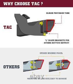 TAC Sidewinder Running Boards for 07-18 Chevy Silverado/GMC Sierra 1500 Crew Cab