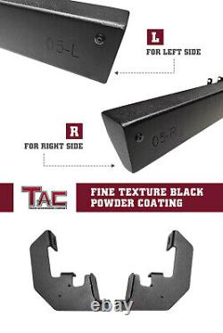 TAC Sidewinder Running Boards for 07-18 Chevy Silverado/GMC Sierra 1500 Crew Cab