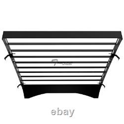 TLAPS For 14-18 Silverado/Sierra 1500 Crew Modular Window Frames Roof Basket Blk