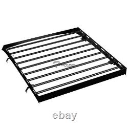 TLAPS For 14-18 Silverado/Sierra 1500 Crew Modular Window Frames Roof Basket Blk