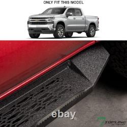TLAPS For 2019-2024 Silverado/Sierra Crew 7 Modular Running Boards Textured Blk