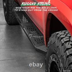 TLAPS For 2019-2024 Silverado/Sierra Crew 7 Modular Running Boards Textured Blk