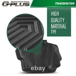 TPE Floor Mats Front/Rear Fit For 99-06 Chevy Silverado/GMC Sierra Crew Cab