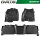 Tpe Floor Mats Front/rear Fit For 99-2006 Chevy Silverado/gmc Sierra Crew Cab