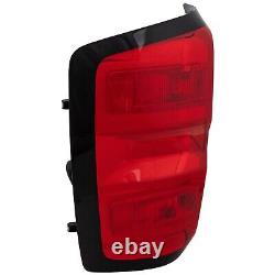 Tail Light Lamp Assembly For 2016-2018 Silverado 1500 Driver Side CAPA With Bulb