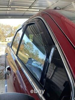 Tinted Window Visors Shield Fits 2019-2024 Silverado & Sierra 1500 Crew Cab