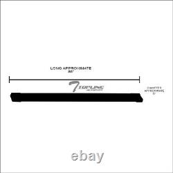 Topline For 07-18 Silverado/Sierra Crew 6 OE Aluminum Running Boards -Matte Blk