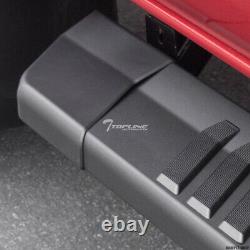 Topline For 07-18 Silverado/Sierra Crew 6 OE Aluminum Running Boards -Matte Blk