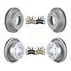 Transit Auto Kga-101359 Brake Disc And Pad Kit Front & Rear For Chevy Chevrolet