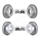 Transit Auto Kga-101363 Brake Disc And Pad Kit Front & Rear For Chevy Chevrolet