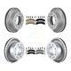 Transit Auto Kga-101364 Brake Disc And Pad Kit Front & Rear For Chevy Chevrolet