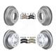 Transit Auto Kga-101365 Brake Disc And Pad Kit Front & Rear For Chevy Chevrolet