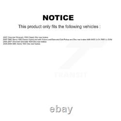 Transit Auto KGA-104267 Brake Disc and Pad Kit Front & Rear for Chevy Chevrolet