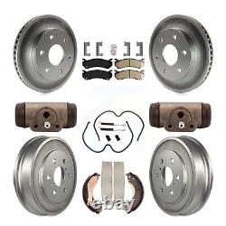 Transit Auto KGA-104483 Brake Disc and Pad Kit Front & Rear for Chevy Chevrolet
