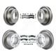 Transit Auto Kga-105691 Brake Disc And Pad Kit Front & Rear For Chevy Chevrolet