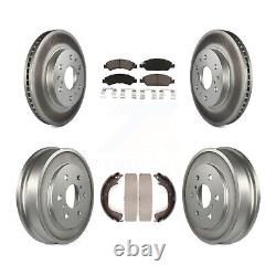 Transit Auto KGC-102010 Brake Disc and Pad Kit Front & Rear for Chevy GMC 2008