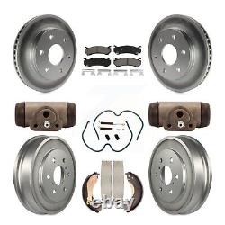 Transit Auto KGC-102101 Brake Disc and Pad Kit Front & Rear for Chevy Chevrolet