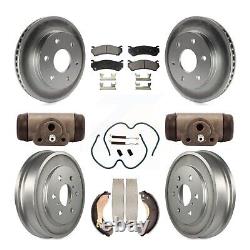 Transit Auto KGF-101733 Brake Disc and Pad Kit Front & Rear for Chevy Chevrolet