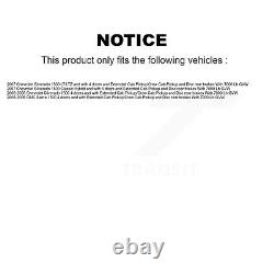 Transit Auto KGF-101733 Brake Disc and Pad Kit Front & Rear for Chevy Chevrolet