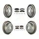 Transit Auto Kgs-100573 Brake Disc And Pad Kit Front & Rear For Chevy Gmc Yukon
