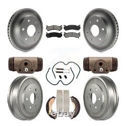 Transit Auto KGS-101647 Brake Disc and Pad Kit Front & Rear for Chevy Chevrolet