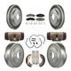 Transit Auto Kgs-101655 Brake Disc And Pad Kit Front & Rear For Chevy Chevrolet