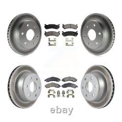 Transit Auto KGT-100593 Brake Disc and Pad Kit Front & Rear for Chevy Yukon GMC