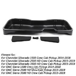 Under Seat Storage Box 09031 For Chevy Silverado 1500 Crew Cab GMC Sierra 14-18