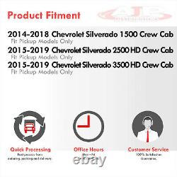 Under Seat Storage Tool Box Case For 2014-2019 Chevy Silverado / Sierra Crew Cab