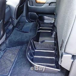 Under seat Underseat Storage Box for 2007-2019 Chevy Silverado Sierra CREW CAB