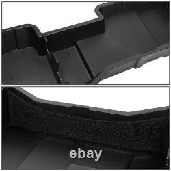 Underseat Storage Box Cargo Organizer Tray for Silverado Sierra Crew Cab 14-19