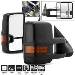 Updated Power Heated Towing Side Mirrors For 99-02 Silverado Sierra 1500 2500