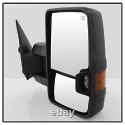 Updated Power Heated Towing Side Mirrors For 99-02 Silverado Sierra 1500 2500