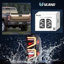 VLAND For 2007-2013 Chevrolet Silverado 1500 2500 3500 LED Tail Lights Rear Lamp