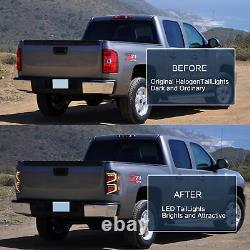 VLAND For 2007-2013 Chevrolet Silverado 1500 2500 3500 LED Tail Lights Rear Lamp