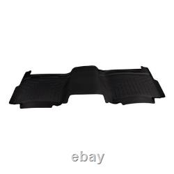 WeatherTech 440625 Rear FloorLiner Black Fits Silverado/Sierra Crew Cab 2004-07