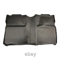 WeatherTech 440660 2nd Row FloorLiner Black Fits 2007-2014 Silverado/Sierra Crew